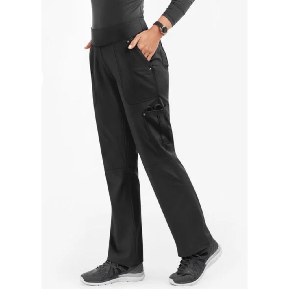 Black Healing Hands Purple Label Yoga Scrub Pants XL